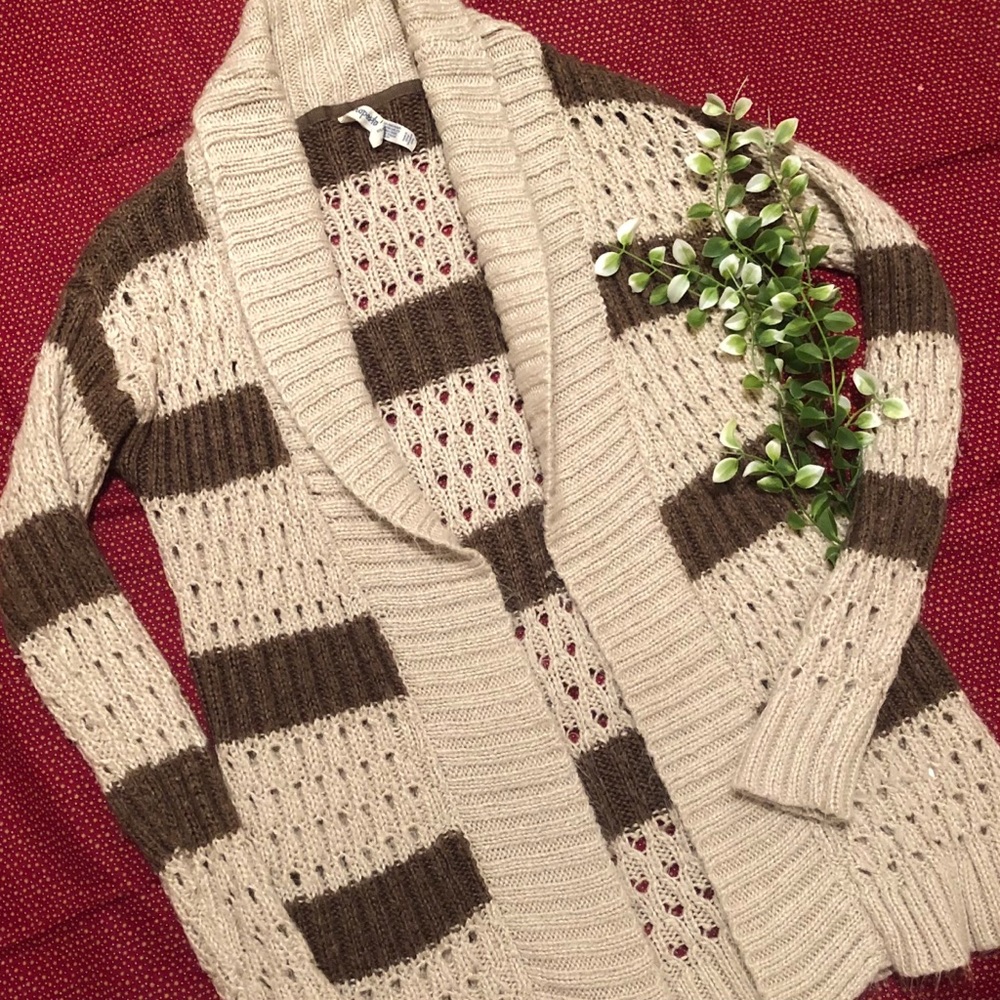 Aeropostale Open Front Cardigan